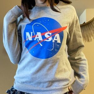 Gray NASA crew neck